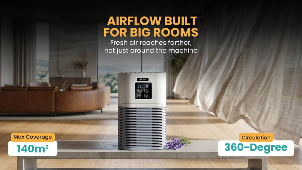  Powerful Airflow, Full Room Coverage
