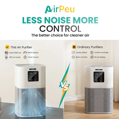 AirPeu H13 HEPA Air Purifier for Large Rooms (140m²)