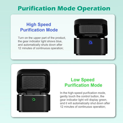AirPeu Smokeless Ashtray Purifier (Fresh Air in Your Car, Home, and Office)