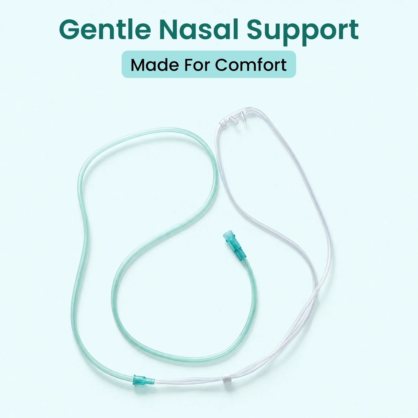 5 Pieces Nasal Cannulas For 1-3L/Min Portable Oxygen Concentrator | 2M Flexible PVC Tubing