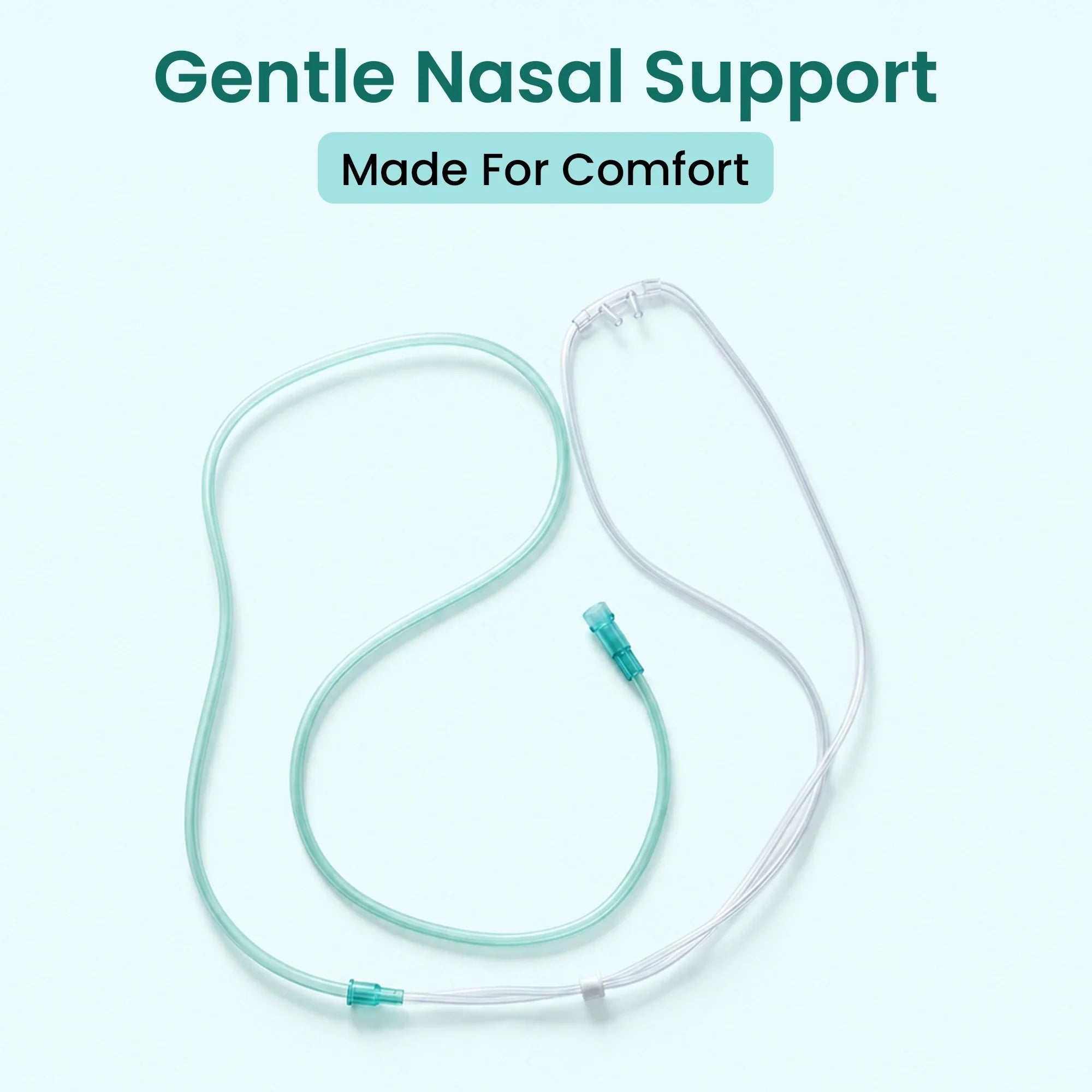 5 Pieces Nasal Cannulas For 1-3L/Min Portable Oxygen Concentrator | 2M Flexible PVC Tubing