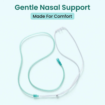 5 Pieces Nasal Cannulas For 1-7L/Min Portable Oxygen Concentrator | 2M Flexible PVC Tubing