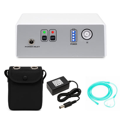 1-3L/Min Smallest Portable Oxygen Concentrator – Continuous Flow & 8-10 Hours Battery!