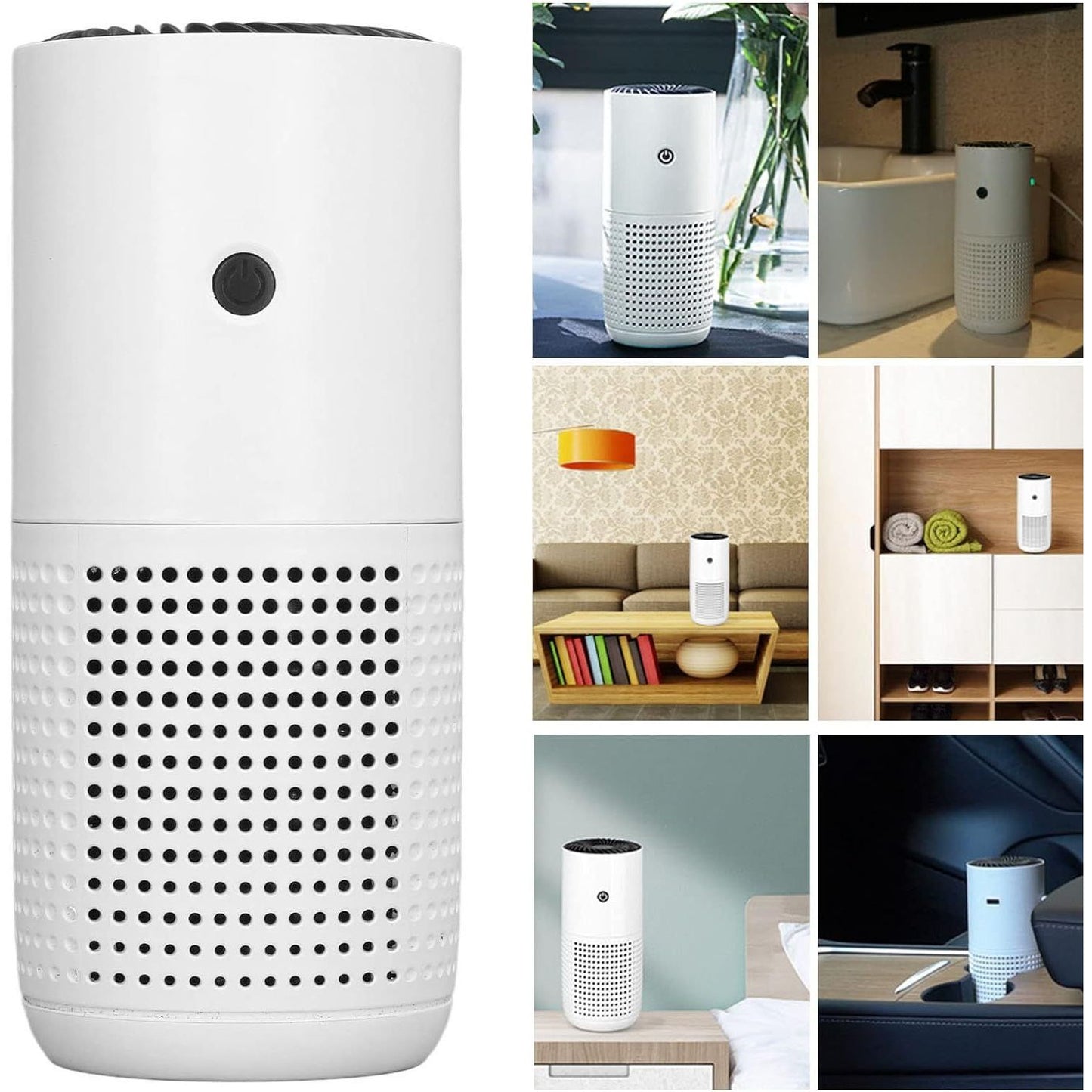 AirPeu Portable USB Car Air Purifier: Removes Dust, Odors, Smoke & More