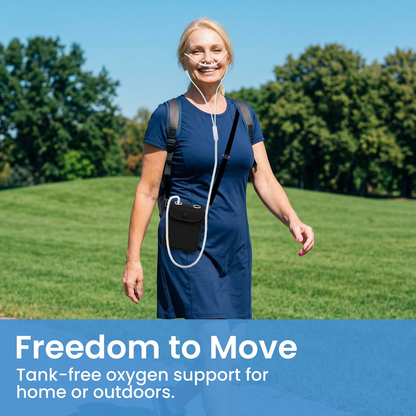 1-3L/Min Portable Oxygen Concentrator | 8-10 Hour Battery Life | Free Carry Bag