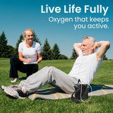1–3L/Min Portable Oxygen Concentrator | 1.1lb Lightweight Design | Free Carry Bag