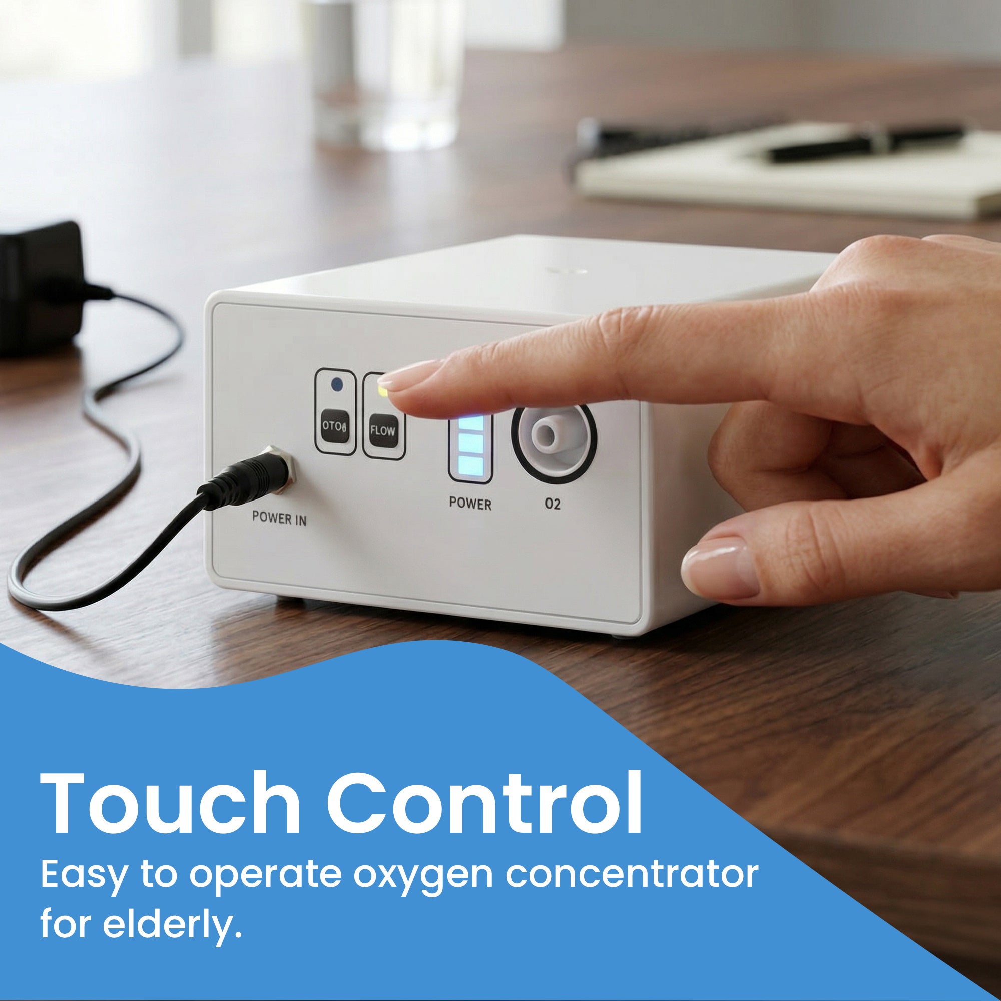 1-3L/Min Portable Oxygen Concentrator | 8-10 Hour Battery Life | Free Carry Bag