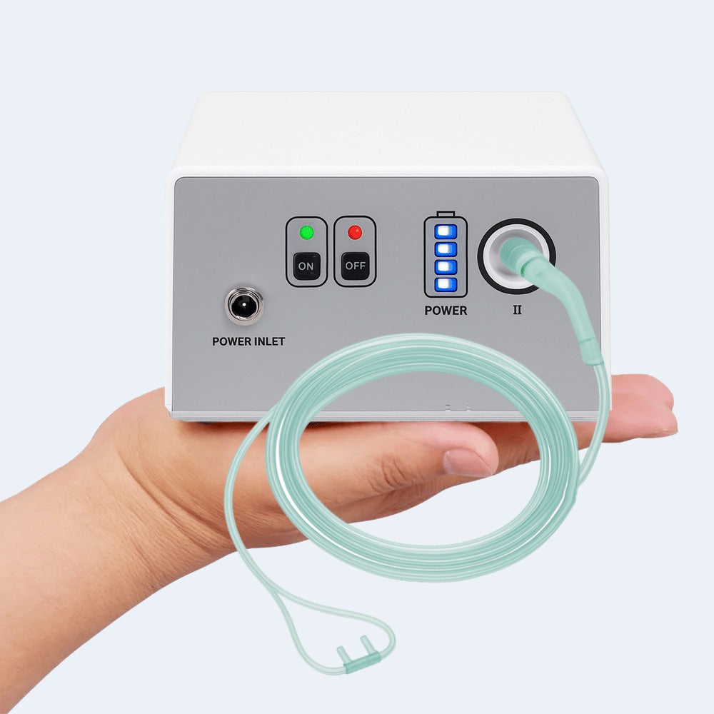 1-3L/Min Smallest Portable Oxygen Concentrator – Continuous Flow & 8-10 Hours Battery!