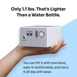 1-3L/Min Smallest Portable Oxygen Concentrator – Continuous Flow & 8-10 Hours Battery!