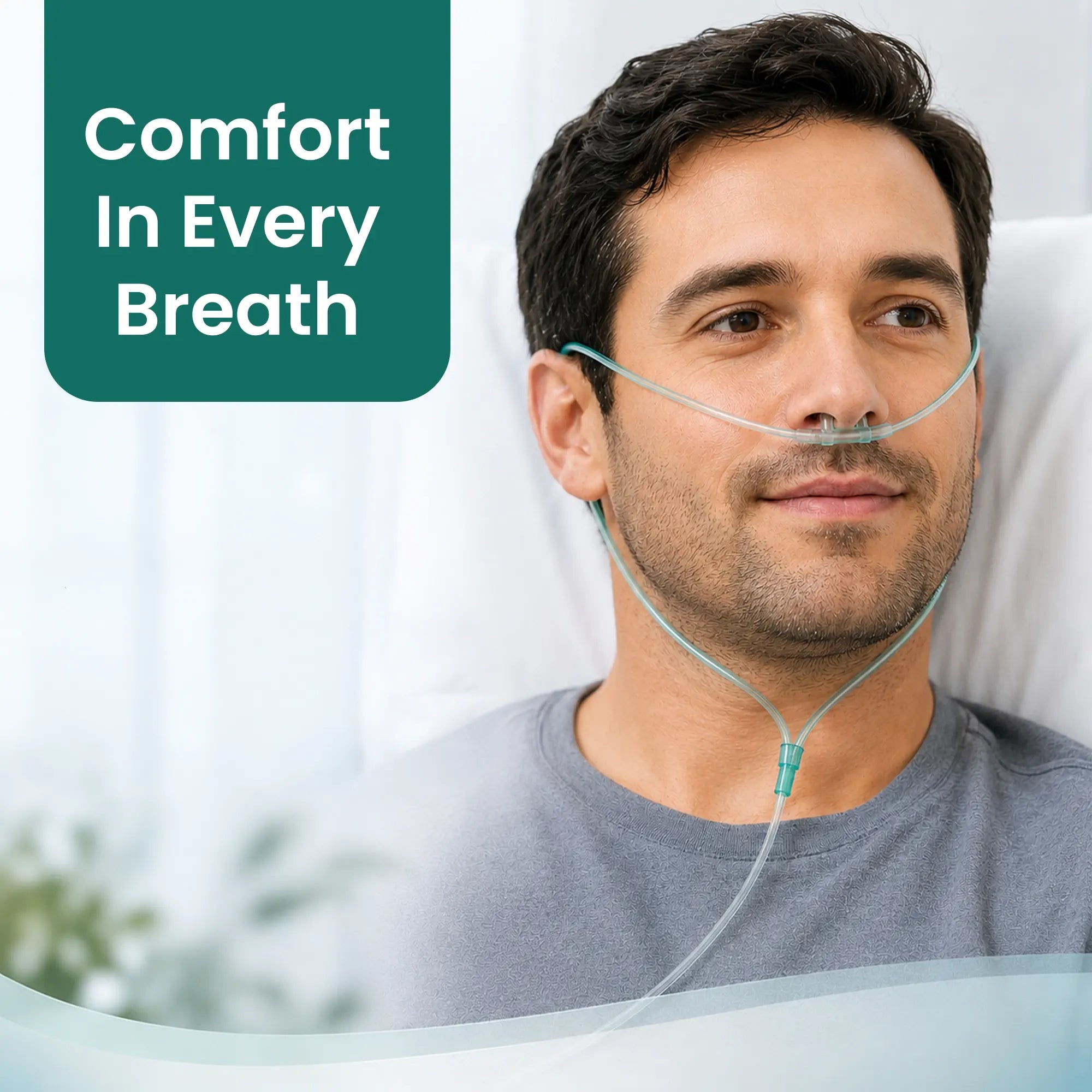 5 Pieces Nasal Cannulas For 1-3L/Min Portable Oxygen Concentrator | 2M Flexible PVC Tubing