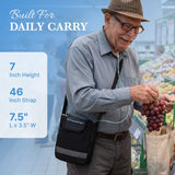 Shoulder Strap Carry Bag For 1-7L/Min Portable Oxygen Concentrator | Protective Travel Case
