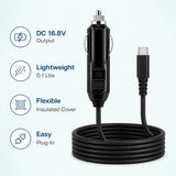 Car Charging Cable For 1-7L/Min Portable Oxygen Concentrator | 16.8V Vehicle Power Support